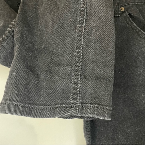 Black Denim Biker Jeans - Picture 7 of 7